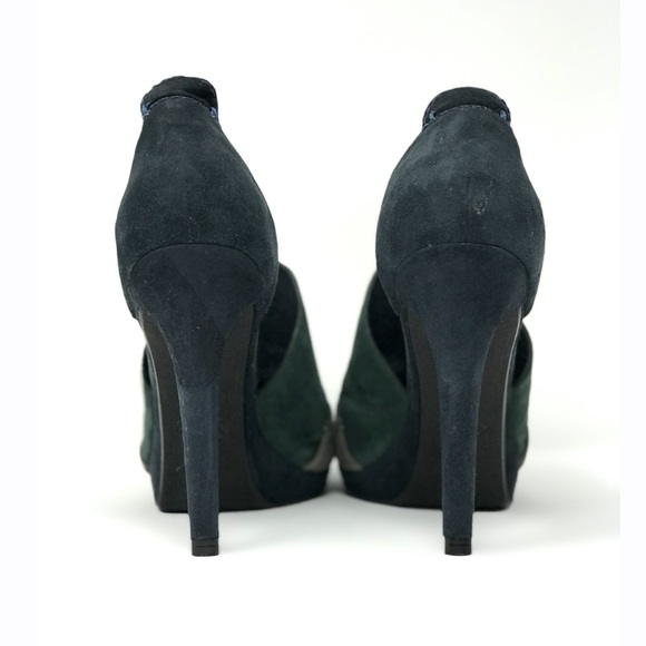 🚨FINAL🚨7 FOR ALL MANKIND Green Suede Heels - Picture 7 of 8